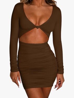 Kaximil Women's Sexy Bodycon Party Mini Dress